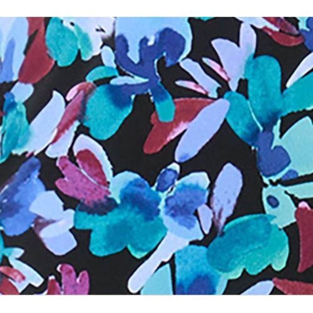 Susan Graver Women's Plus Sz Pants 3X Printed Liquid Knit Multi-colored - Picture 3 of 4